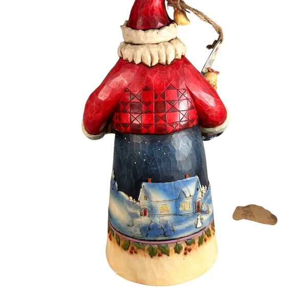 Jim Shore Santa Claus Figurine Up On The Housetop Handcrafted Christmas Decor - Picture 3 of 8